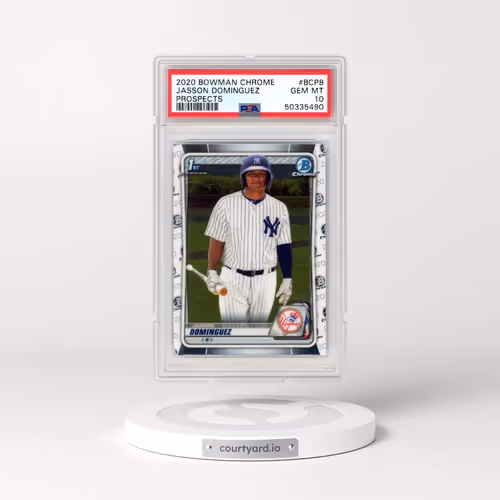 2020 Bowman Chrome Prospects #BCP8 Jasson Dominguez (PSA 10 GEM MINT)