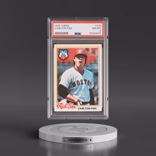 1978 Topps #270 Carlton Fisk (PSA 8 NM-MT)