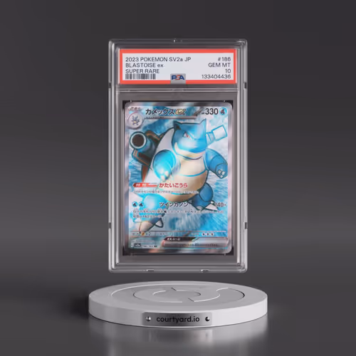2023 Pokémon Sv2a-Pokémon 151 #186 Blastoise EX - Holo Super Rare (PSA 10 GEM MINT)