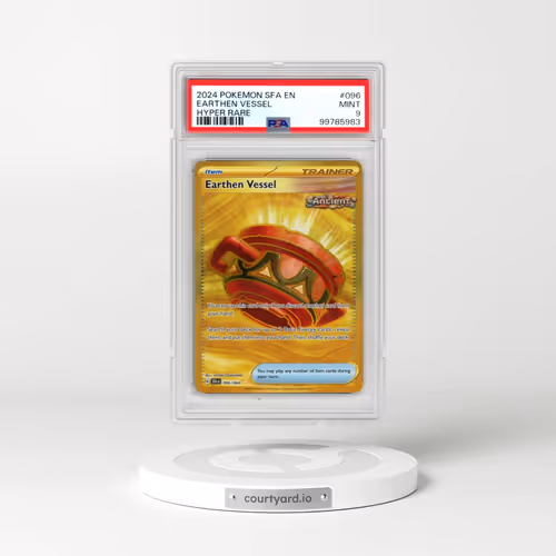 2024 Pokémon Sfa EN-Shrouded Fable #096 Earthen Vessel - Hyper Rare (PSA 9 MINT)