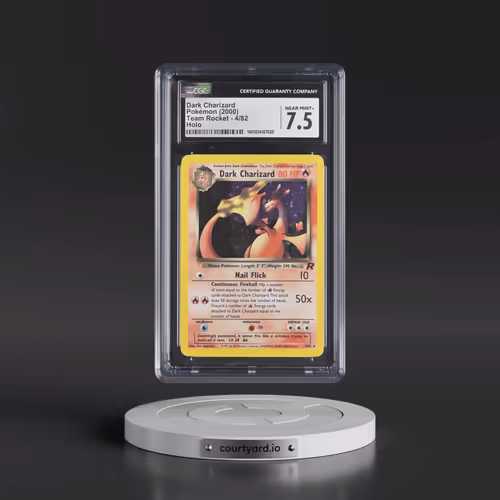 1999 Team Rocket #4/82 Dark Charizard - Holo (CGC 7.5 NM+)