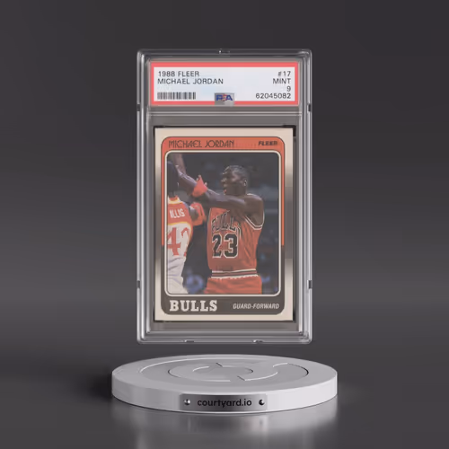 1988 Fleer #17 Michael Jordan (PSA 9 MINT)