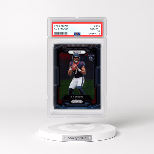 2023 Panini Prizm #339 CJ Stroud (PSA 10 GEM MINT)