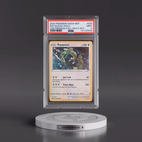 2024 Pokémon Swsh Black Star Promo #029 Rayquaza - Holo Crown Zenith Premium Collection Sea & Sky (P