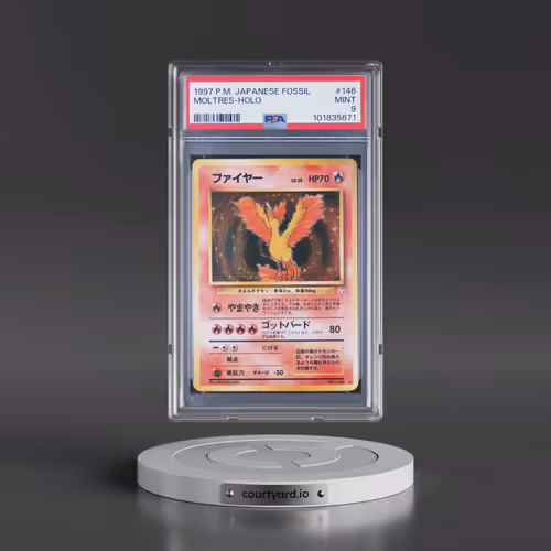 1997 Pokémon Fossil #146 Moltres - Holo (PSA 9 MINT)
