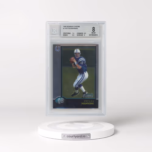 1998 Bowman Chrome #1 Peyton Manning (BGS 8 NM-MT)