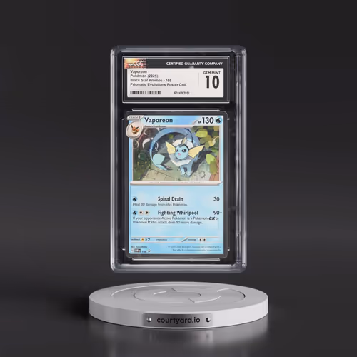2023 Black Star Promos - Scarlet & Violet SVP EN #168 Vaporeon - Prismatic Evolutions Poster Collect