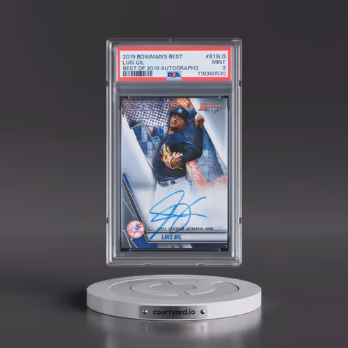 2019 Bowman's Best Best of 2019 Autographs #B19LG Luis Gil (PSA 9 MINT)