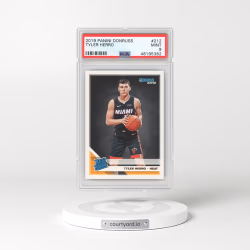 2019 Panini Donruss #212 Tyler Herro (PSA 9 MINT)