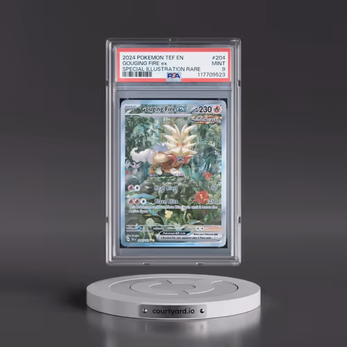 2024 Pokémon Tef EN-Temporal Forces #204 Gouging Fire EX - Holo Special Illustration Rare (PSA 9 MIN