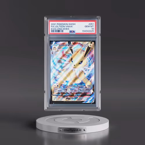 2021 Pokémon Sword & Shield Evolving Skies #051 Jolteon Vmax - Full Art (PSA 10 GEM MINT)
