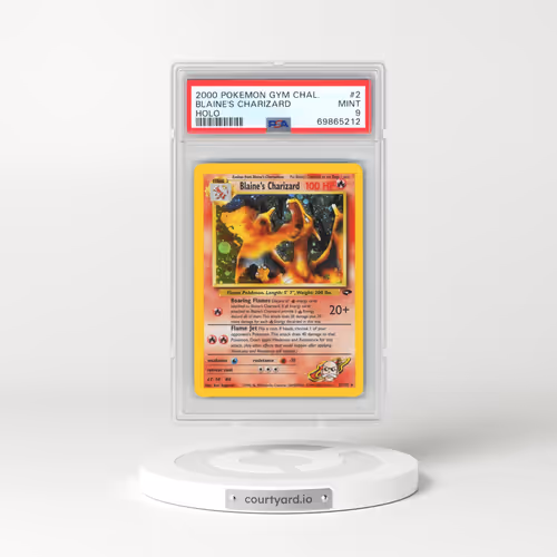 2000 Pokémon Gym Challenge #2 Blaine's Charizard - Holo (PSA 9 MINT)