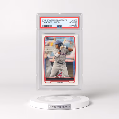 2012 Bowman Prospects #BP3 Francisco Lindor (PSA 10 GEM MINT)