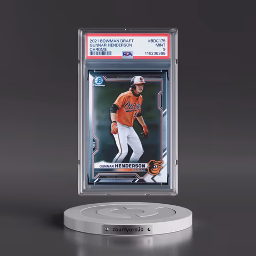 2021 Bowman Draft #BDC175 Gunnar Henderson - Chrome (PSA 9 MINT)
