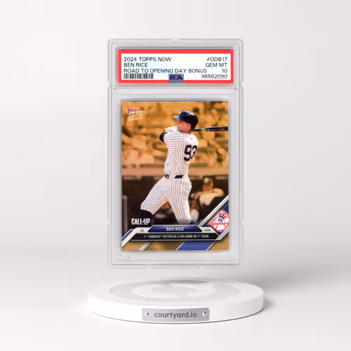 2024 Topps Now Road to Opening Day Bonus #ODB17 Ben Rice (PSA 10 GEM MINT)