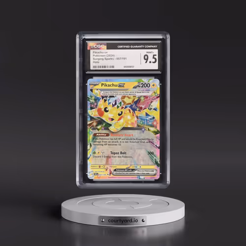 2024 Surging Sparks - SSP EN #057/191 Pikachu ex - Holo (CGC 9.5 MINT+)