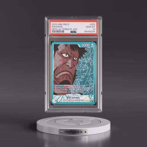 2023 One Piece OP02-Paramount War #025 Kin'Emon - Alternate Art (PSA 10 GEM MINT)