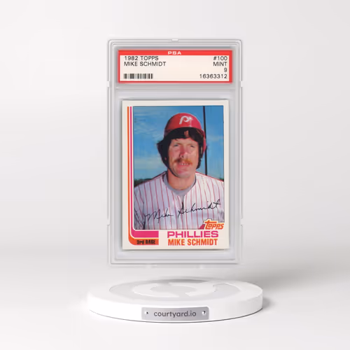 1982 Topps #100 Mike Schmidt (PSA 9 MINT)