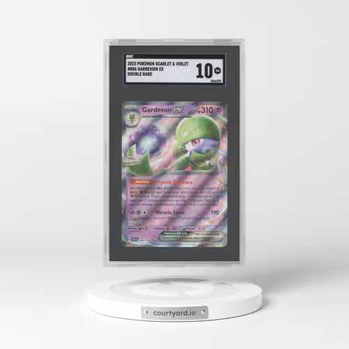 2023 Pokémon Scarlet & Violet #086 Gardevoir Ex - Double Rare (SGC 10 GEM MINT)