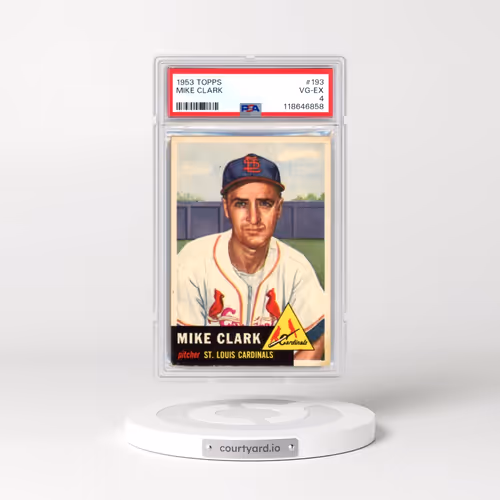 1953 Topps #193 Mike Clark (PSA 4 VG-EX)