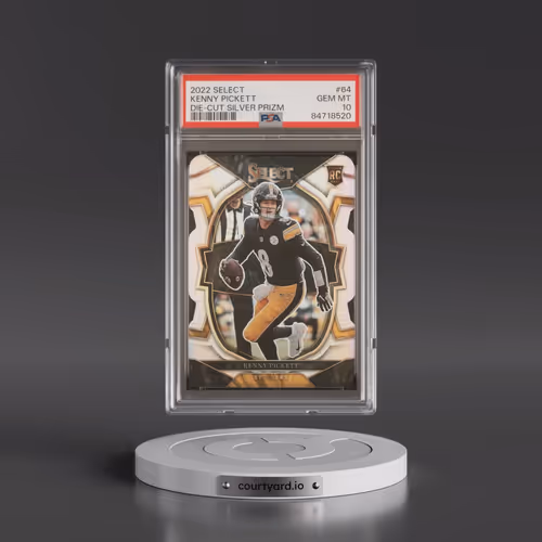 2022 Panini Select #64 Kenny Pickett - Die-Cut Silver Prizm (PSA 10 GEM MINT)