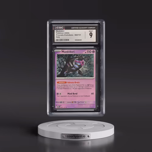 2024 Prismatic Evolutions - PRE EN #044/131 Munkidori - Holo (CGC 9 MINT)