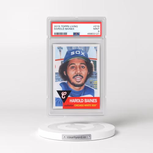 2019 Topps Living #219 Harold Baines (PSA 9 MINT)