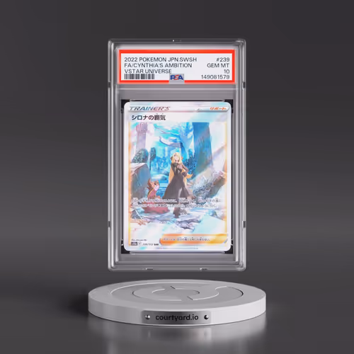 2022 Pokémon Sword & Shield Vstar Universe #239 Cynthia's Ambition - Full Art (PSA 10 GEM MINT)