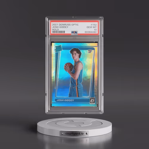 2021 Panini Donruss Optic #152 Josh Giddey - Holo (PSA 10 GEM MINT)