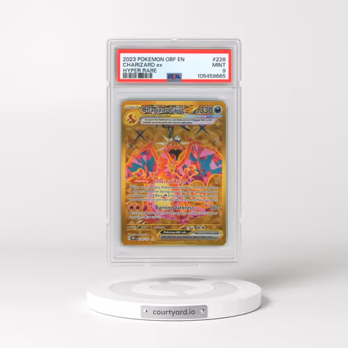 2023 Pokémon Obf EN-Obsidian Flames #228 Charizard EX - Holo Hyper Rare (PSA 9 MINT)