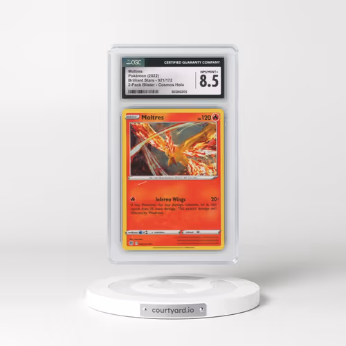 2023 Pokémon Sword and Shield Silver Tempest Two Pack Blister #21 Moltres Holo