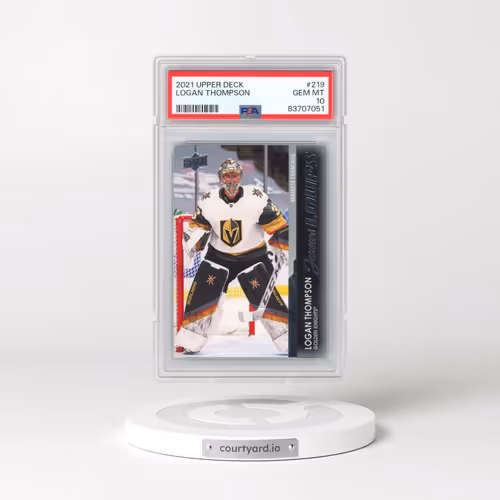 2021-2022 Upper Deck #219 Logan Thompson (PSA 10 GEM MINT)
