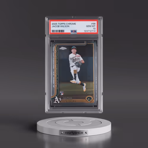 2025 Topps Chrome #96 Jacob Wilson (PSA 10 GEM MINT)