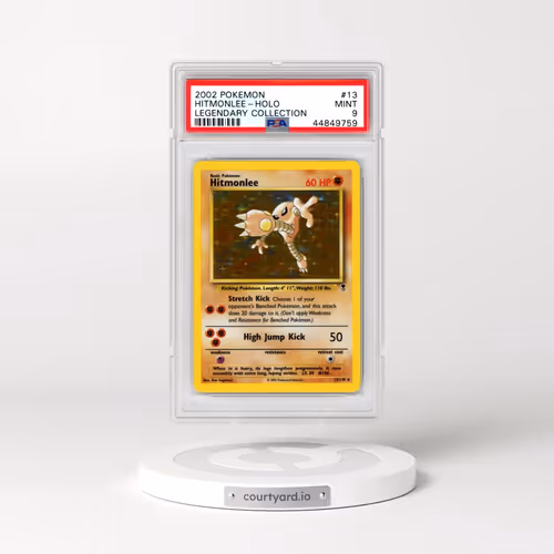 2002 Pokémon Legendary Collection #13 Hitmonlee - Holo (PSA 9 MINT)