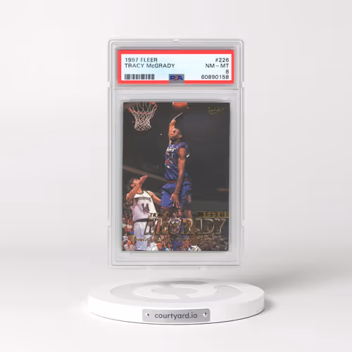 1997 Fleer #226 Tracy McGrady (PSA 8 NM-MT)