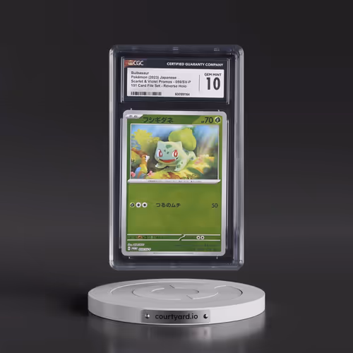 2022 Scarlet & Violet Promos #059/SV-P Bulbasaur - Reverse Holo 151 Card File Set Poké Ball (CGC 10