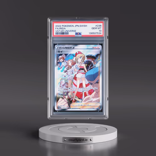 2022 Pokémon Sword & Shield Vstar Universe #236 Irida - Full Art (PSA 10 GEM MINT)