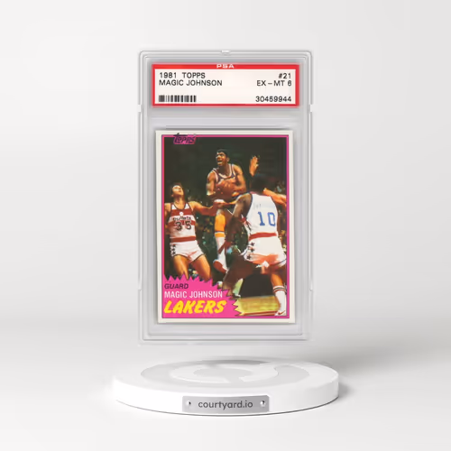 1981 Topps #21 Magic Johnson (PSA 6 EX-MT)