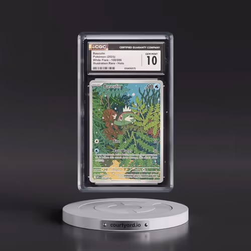 2025 White Flare - WHT EN #108/086 Basculin - Illustration Rare Holo (CGC 10 GEM MINT)
