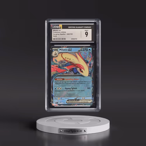 2024 Pokémon Ssp EN-Surging Sparks #042 Milotic EX - Holo (CGC 9 MINT)