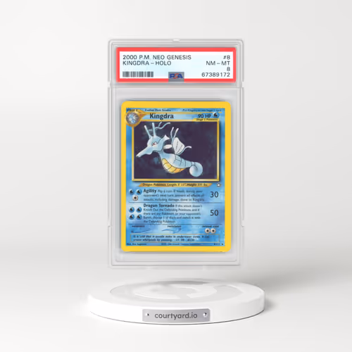 2000 Neo Genesis #8 Kingdra - Holo (PSA 8 NM-MT)
