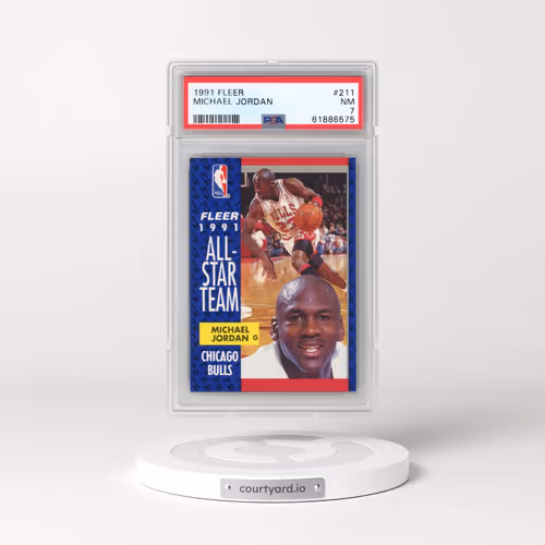 1991 Fleer #211 Michael Jordan (PSA 7 NM)