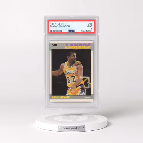 1987 Fleer #56 Magic Johnson (PSA 9 MINT)