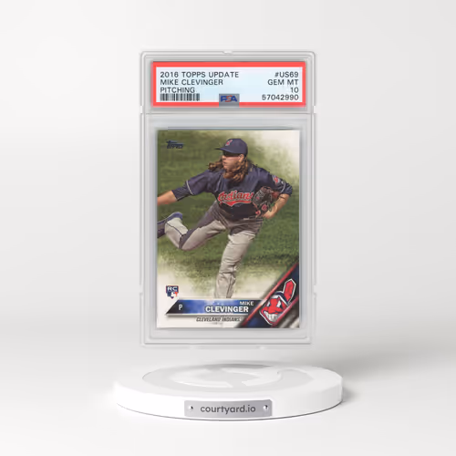 2016 Topps Update #US69 Mike Clevinger - Pitching (PSA 10 GEM MINT)