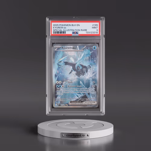 2025 Pokémon Blk EN-Black Bolt #165 Kyurem EX - Holo Special Illustration Rare (PSA 9 MINT)