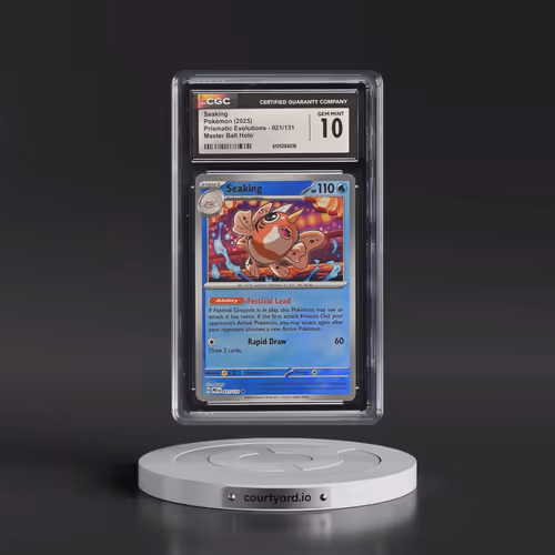 2024 Prismatic Evolutions - PRE EN #021/131 Seaking - Master Ball Holo (CGC 10 GEM MINT)