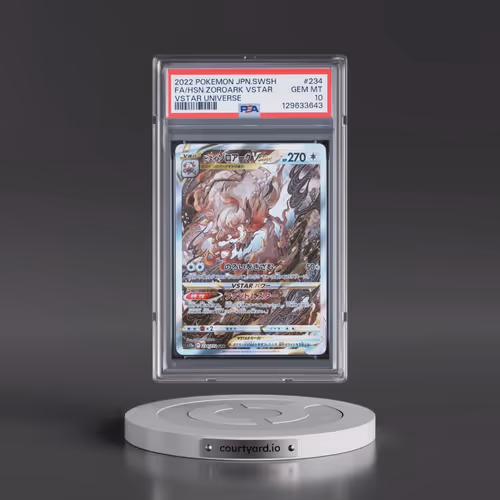 2022 Pokémon Sword & Shield Vstar Universe #234 Hisuian Zoroark Vstar - Full Art (PSA 10 GEM MINT)