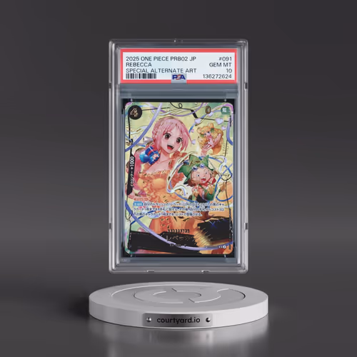 2025 One Piece Japanese PRB02-Premium Booster -One Piece Card the Best- Vol.2 #091 Rebecca - Special