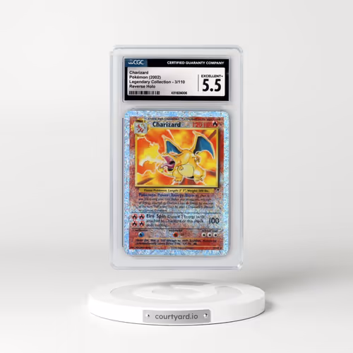 2002 Legendary Collection #3/110 Charizard - Reverse Holo (CGC 5.5 EX+)