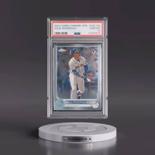 2022 Topps Chrome Update #USC150 Julio Rodriguez (PSA 10 GEM MINT)